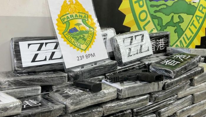 Foto: PMPR Em 3 dias, policiais do Paraná interceptam 3,5 toneladas de drogas e tiram R$ 65 milhões do tráfico
